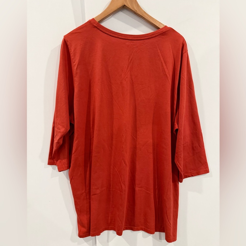 LANDS’ END 3/4 Sleeve Sulky Tee (NWOT)